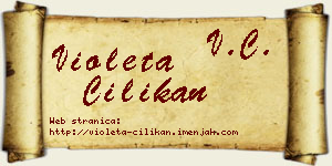 Violeta Cilikan vizit kartica